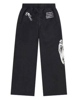 B.R.A.T. Clothing GOTH RUNNER TRACKSUIT BOTTOMS- MINERAL BLACK